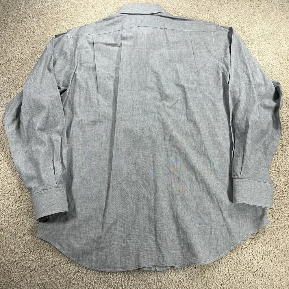 Polo Ralph Lauren Curham Shirt Men 16.5-34/35 Gray Button Up Long Sleeve Cotton‎